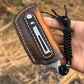Damascus Steel Folding Knife -Violent Forest