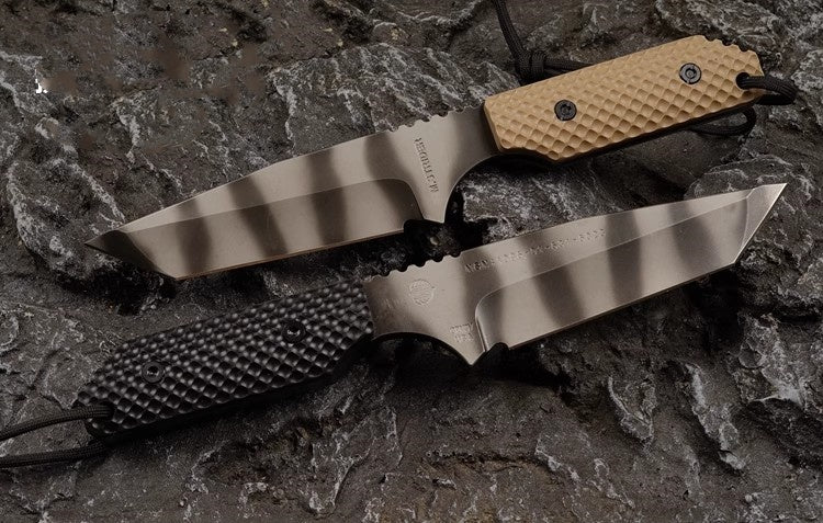 Outdoor Knife | CPM3V Alloy Steel | MS Series Seal Tiger Pattern Edition