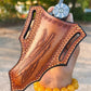Damascus Steel Feather Pattern Folding Knife High Hardness