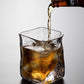 KAGAMI Edo Kiriko Whiskey Glass Hammer Pattern Rock Glass