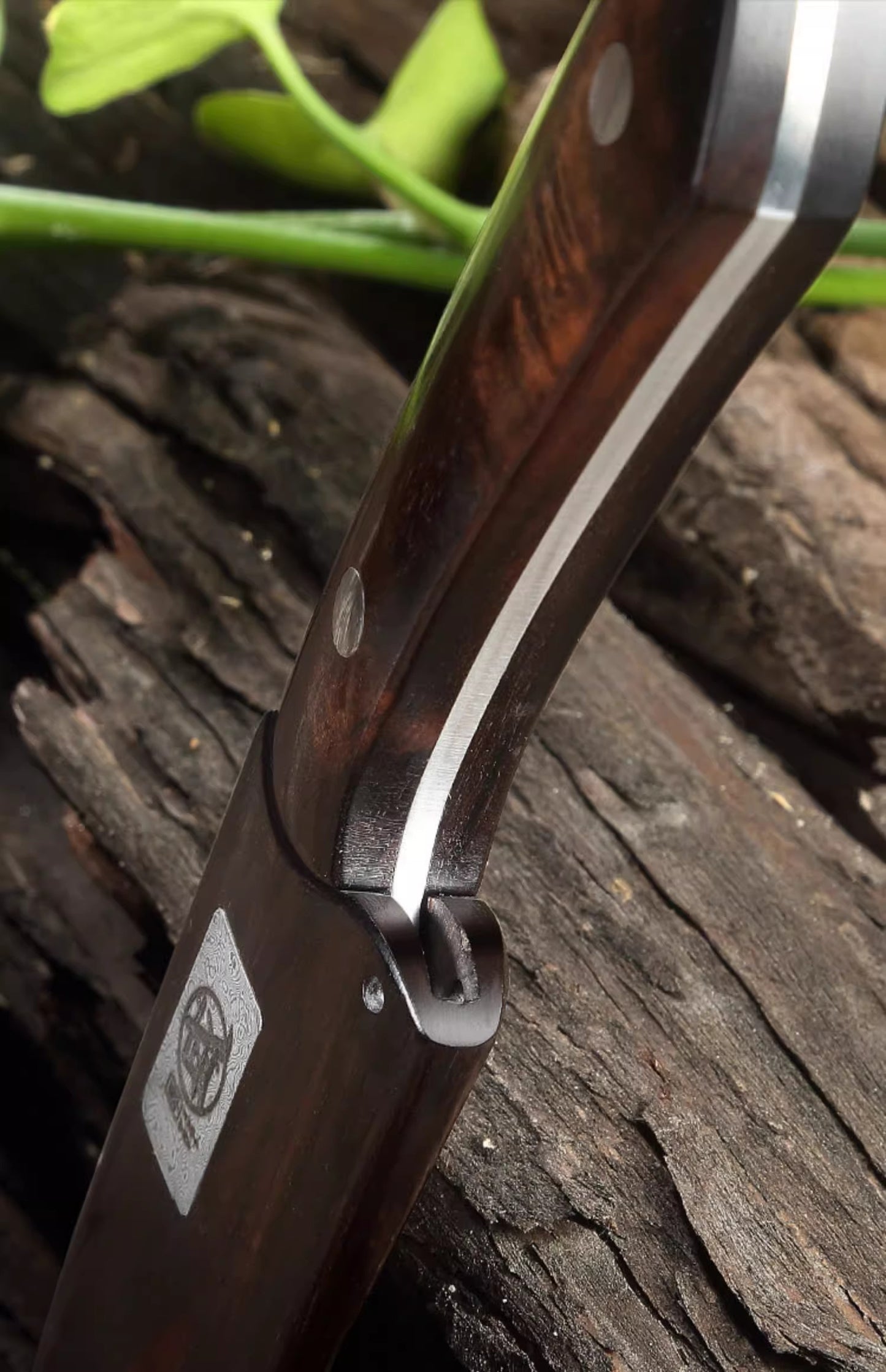 Portable Paring Knife Damascus Steel-Makino