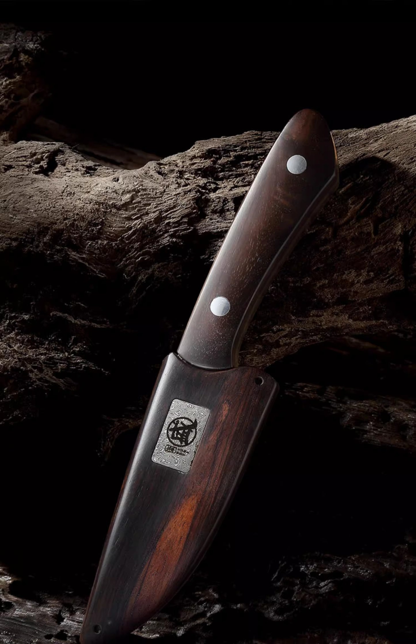 Portable Paring Knife Damascus Steel-Makino