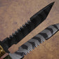 Outdoor Camping Knife | BTSS Series Paracord Tiger Stripe |ATS-34 Alloy Steel