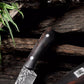 Portable Paring Knife Damascus Steel-Makino