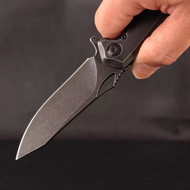 Folding Knife | Titanium Alloy | Black Warrior