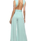Jumpsuits Halter Floor-Length Chiffon Bridesmaid Dress