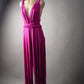 Jumpsuits Halter Floor-Length Chiffon Bridesmaid Dress