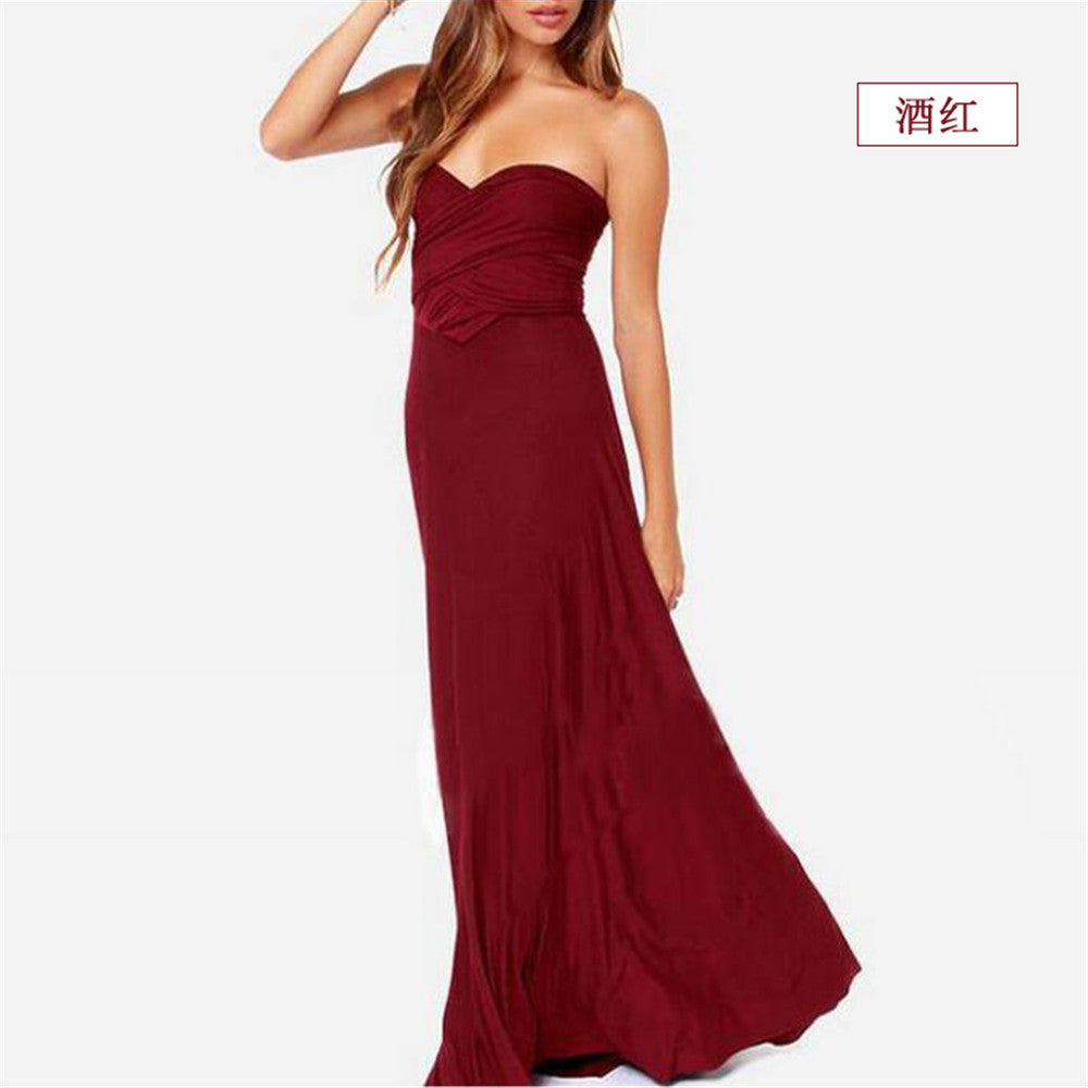 A-line Halter One Shoulder V-Neck Asymmetrical Cocktail Dress