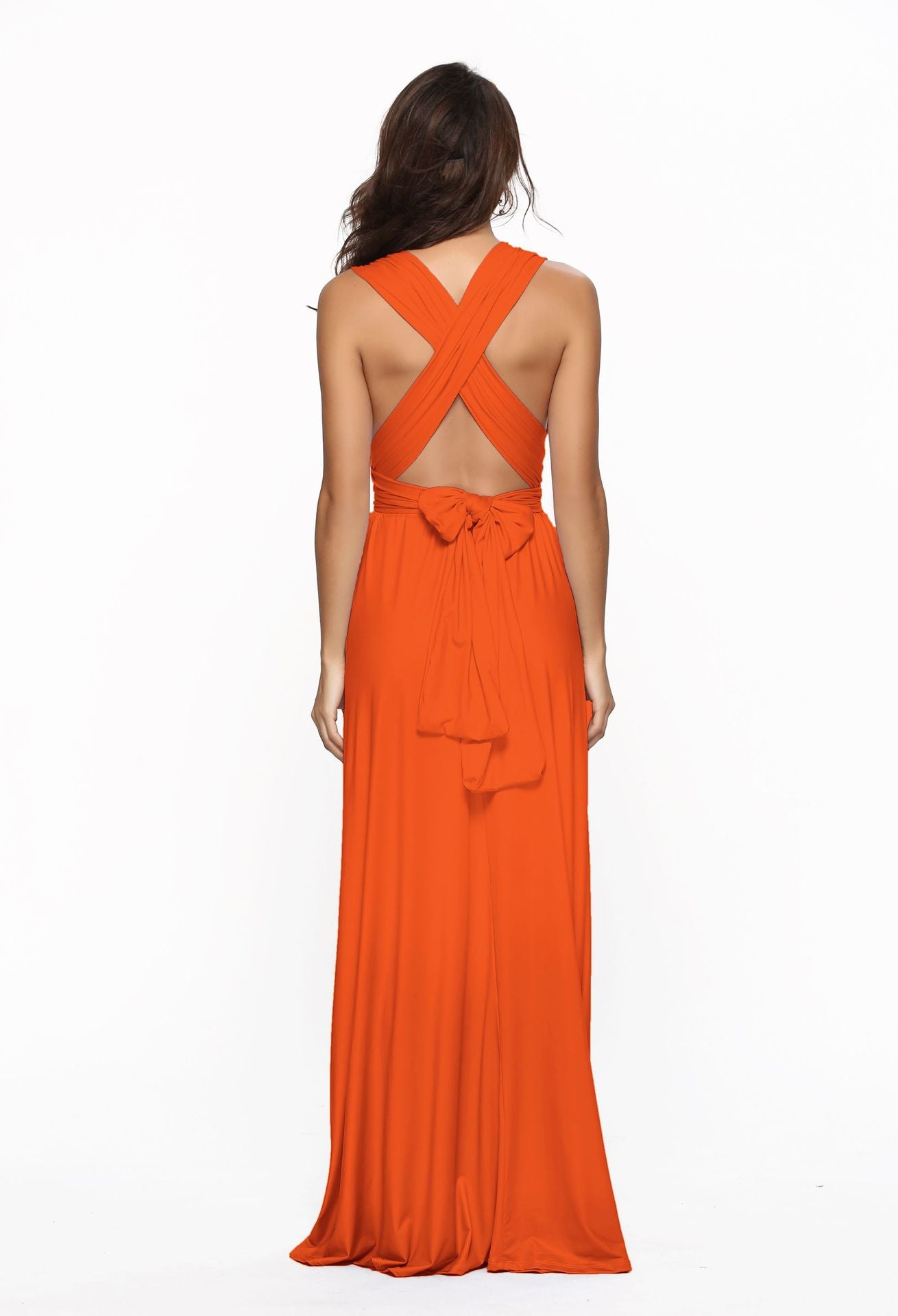A-line Halter One Shoulder V-Neck Asymmetrical Cocktail Dress