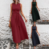 A-line Boat Neck Floor-Length Bridesmaid Dress With Ruffle