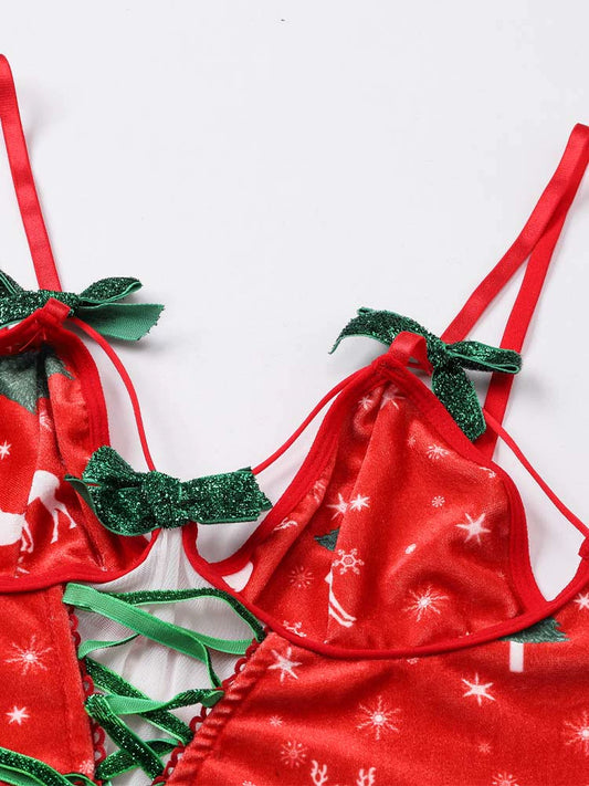 Sexy Nightgown Christmas Uniform