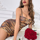 Sexy Leopard Print Lingerie with No Removal