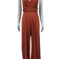 Jumpsuits Halter Floor-Length Chiffon Bridesmaid Dress