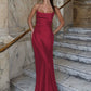Sophisticated Satin Slip Gown with Low Back