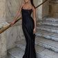 Sophisticated Satin Slip Gown with Low Back