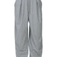 Street Print Pleated Gray Sweatpants