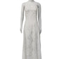 A-line Square Floor-Length Stretch Flora ln Bridesmaid Dress