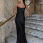 Sophisticated Satin Slip Gown with Low Back