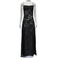 A-line Square Floor-Length Stretch Flora ln Bridesmaid Dress