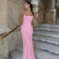 Sophisticated Satin Slip Gown with Low Back
