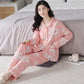 Cute Animals Cotton Long-sleeved Trousers Autumn And Winter Loungewear Pajamas Women's Homewear Suit KY-3638