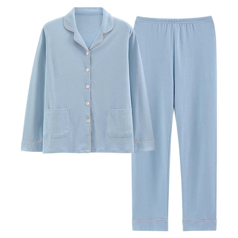 Cute Animals Cotton Long-sleeved Trousers Autumn And Winter Loungewear Pajamas Women's Homewear Suit KY-3638