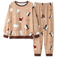 Cute Pajamas for Women Warm Winter Cartoon Prints Pajama Sets Fashion Loose Sleepwear Homewear Long Sleeve Clothes