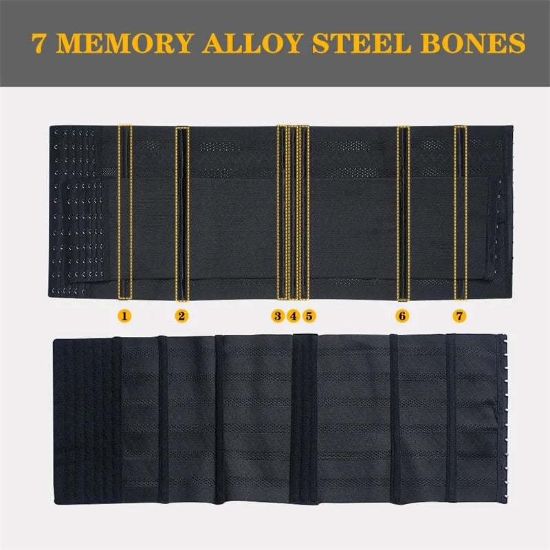 3-Piece Waist Trainer Corset Women Binders Shapers Tummy Wrap Body Shapewear Slimming Belt Flat Belly Workout Girdle New