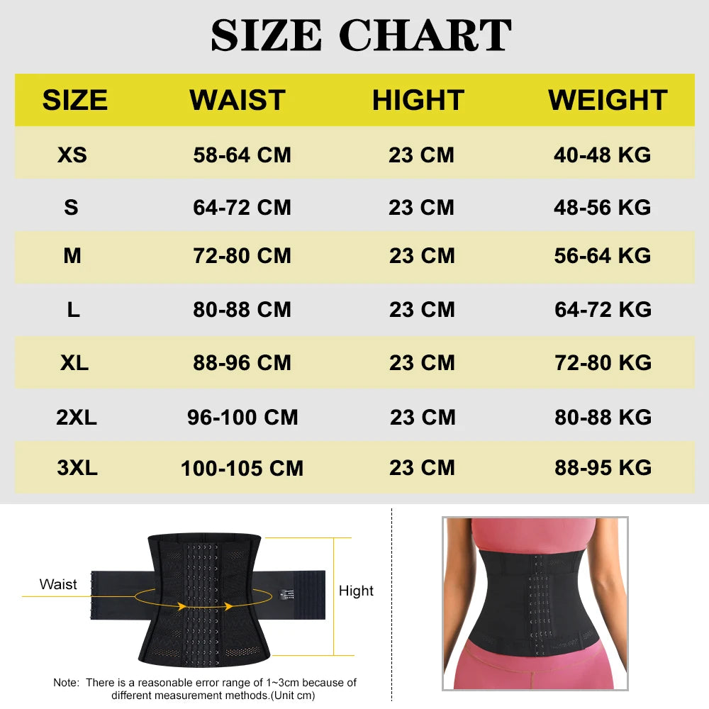 3-Piece Waist Trainer Corset Women Binders Shapers Tummy Wrap Body Shapewear Slimming Belt Flat Belly Workout Girdle New