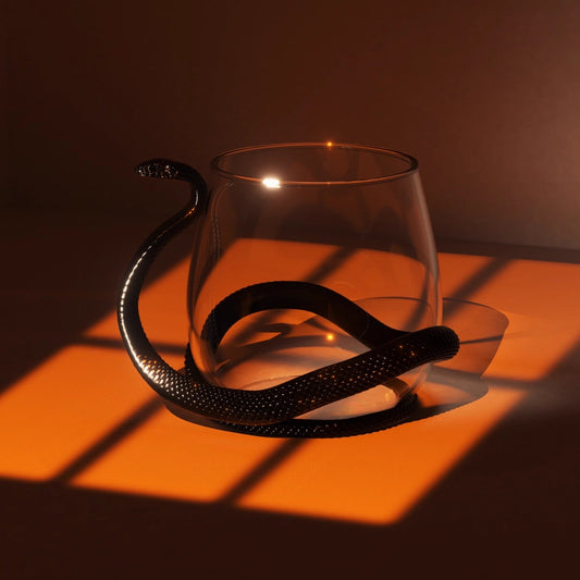 Snake and Glass Designer Wine Glass