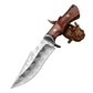 Damascus Steel Bowie knife- Swiss Powder Pattern
