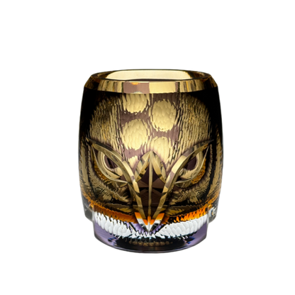VIANASA'S Edo Kiriko Owl Whiskey Glass Goglasscup