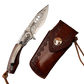 Folding Knife | Damascus Steel | Outdoor Camping | Meilong