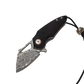 Pocket Knife | Damascus Steel | Red Panda