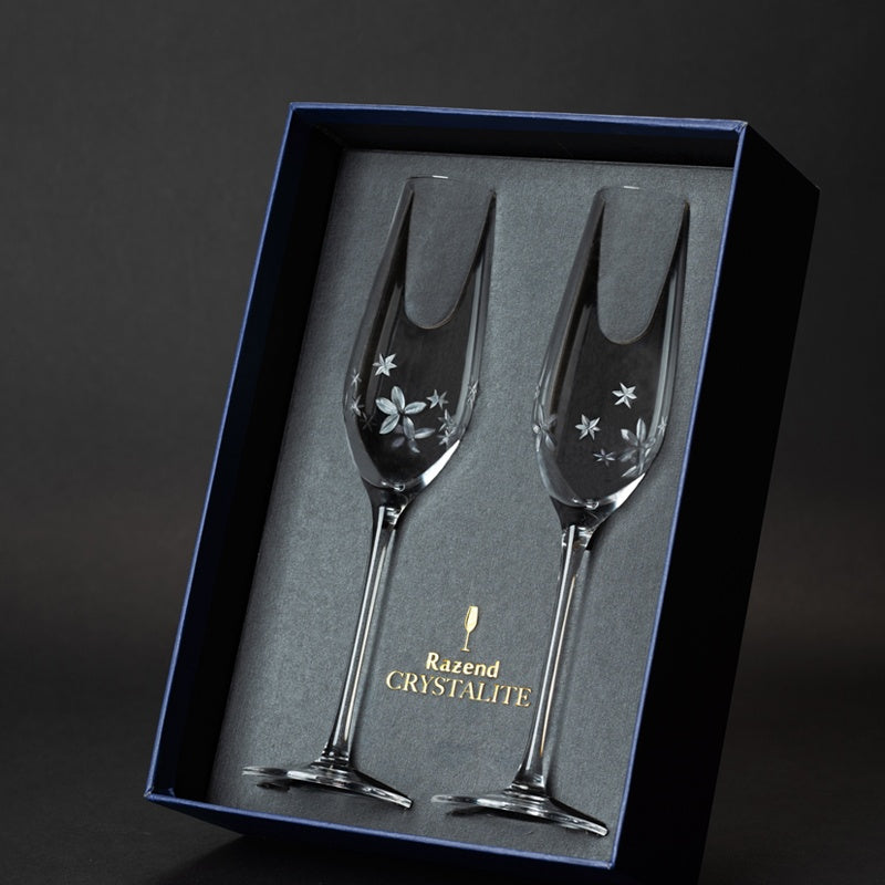 GOGLASSCUP Star Flower Champagne Glass - Goglasscup