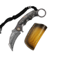 Damascus Steel Folding Knife -Violent Forest