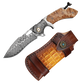 Damascus Steel Knife Outdoor Folding Knife- Flying Eagle