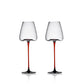 TLIFE Black Burgundy Wine Glasses Goglasscup