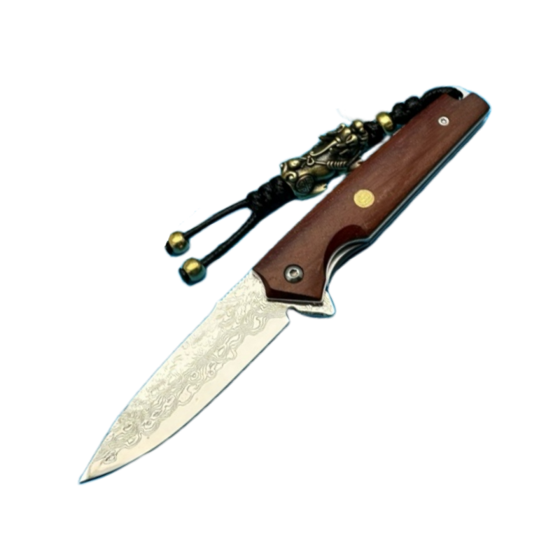 Folding Knife | Damascus Pattern Steel | VG10 | Youlong
