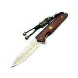Folding Knife | Damascus Pattern Steel | VG10 | Youlong