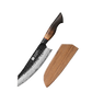 Chef's Kiritsuke | Santoku Knife | Damascus Steel | Ink Hammer Series