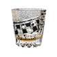 KAGAMI Edo Kiriko Hand-carved Longan Eye Whiskey Glass - Goglasscup