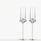 MU16 Black Cupid Champagne Flutes Wedding Gift Crystal Goblet Gift Box - Goglasscup