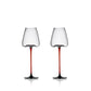 TLIFE Black Burgundy Wine Glasses - Goglasscup