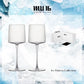 MU16 Ice Pattern Series Whiskey Rotating Glass 2 pcs