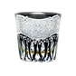 Golden Chrysanthemum Spray Edo Kiriko Whiskey Glass Goglasscup