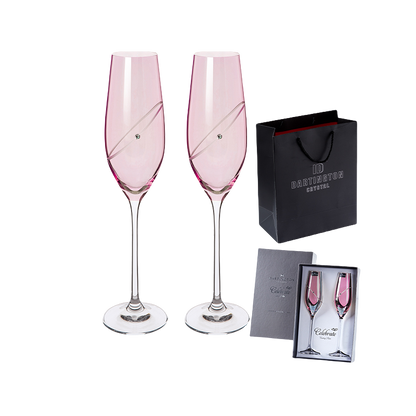 DARTINGTON Celebrate Crystal Goblet Champagne Glass - Goglasscup