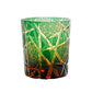 KAGAMI Edo Kiriko Whiskey Glass Lightning with Wooden Box