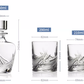 DAVINCI Cetona Whiskey Glass +Wine Decanter