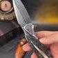 Feather Pattern | Forged Folding Knife | Hunting Knife
